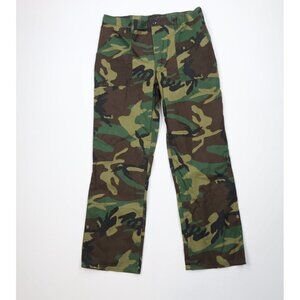 Vintage 80s Walls Mens Size Large Faded Camouflage Wide Leg Utility Pants